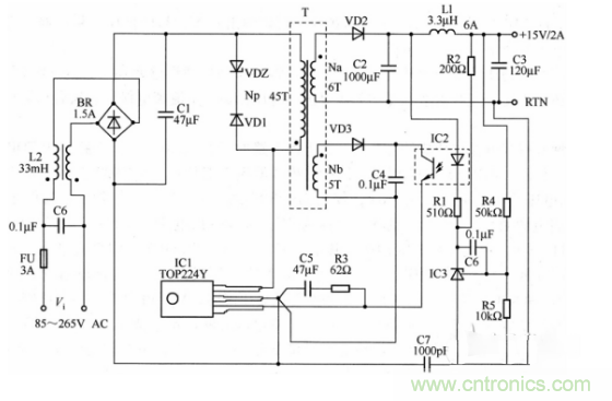 六款簡單的開關電源電路設計,內(nèi)附原理圖詳解