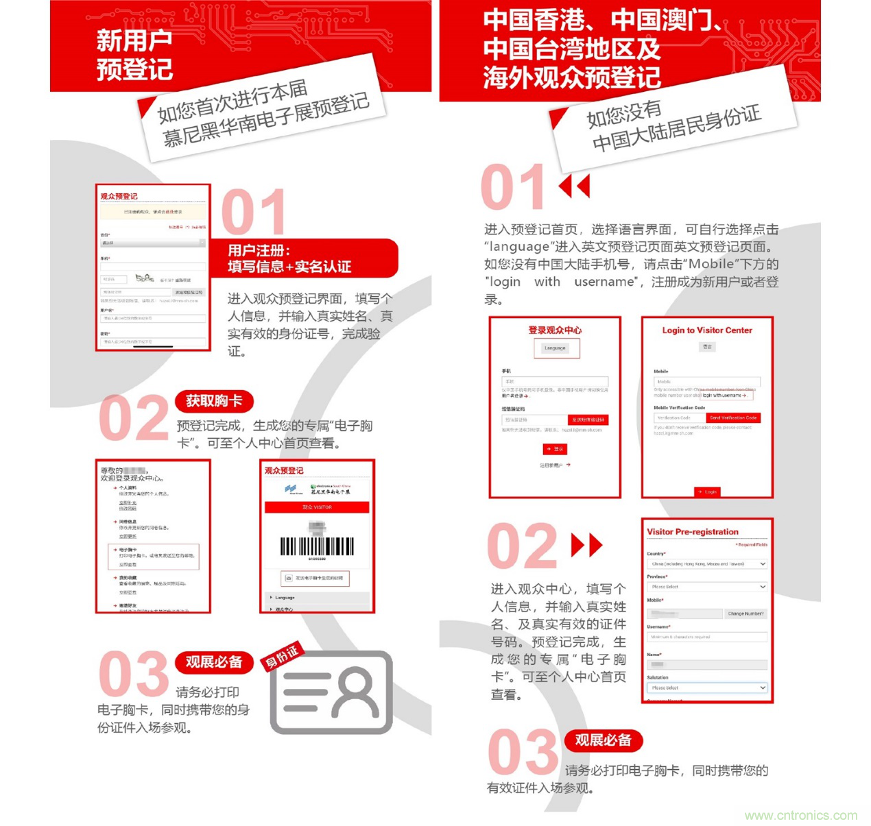2020慕尼黑華南電子展觀眾預(yù)登記通道開啟！